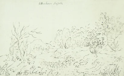 Paysage avec un ruisseau à Wenham, 1796